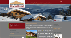 Desktop Screenshot of hochzillertal.net
