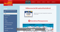 Desktop Screenshot of hochzillertal.com