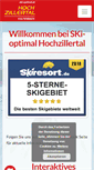 Mobile Screenshot of hochzillertal.com